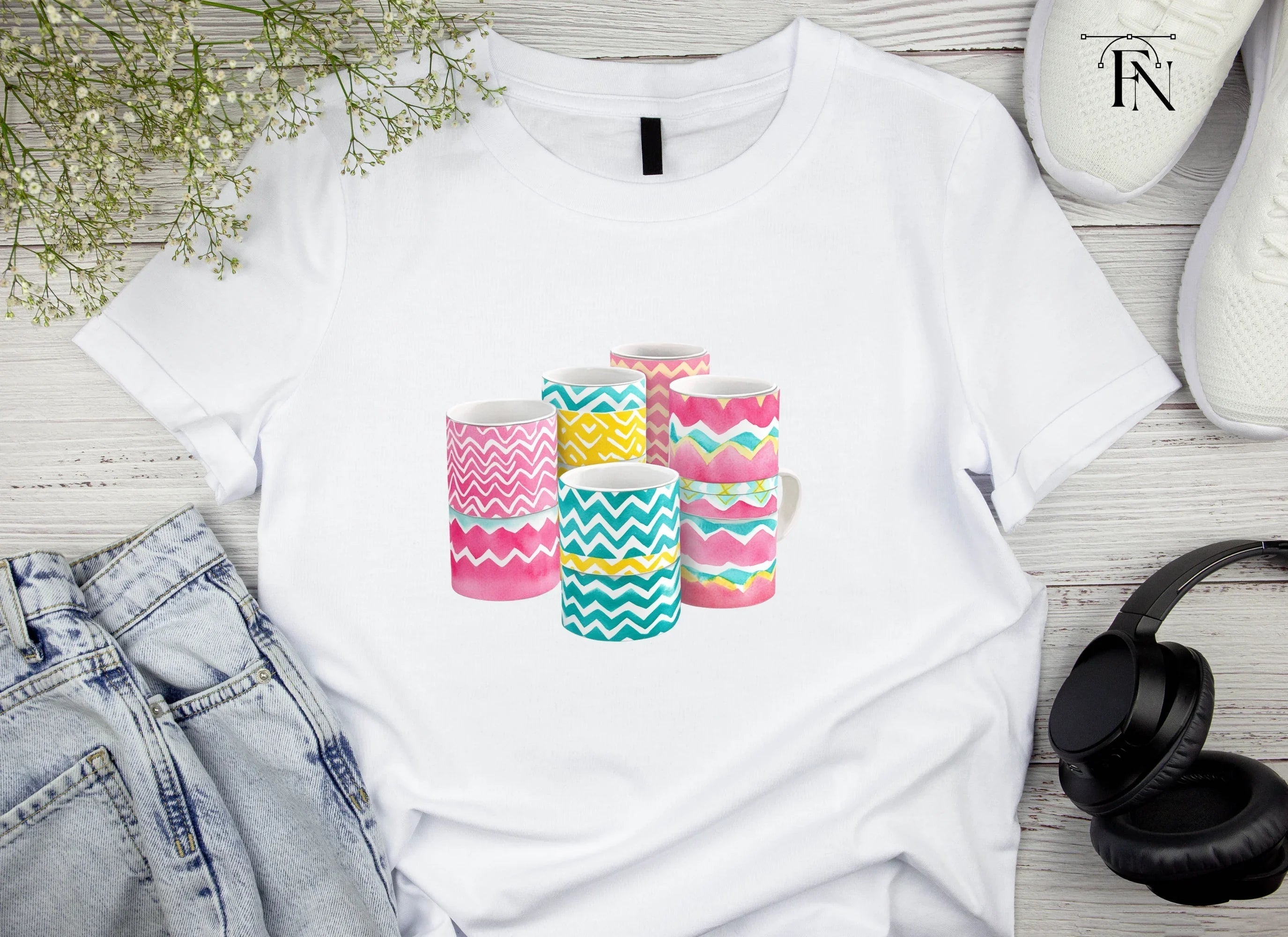 Zigzag Pattern Clipart Bundle
