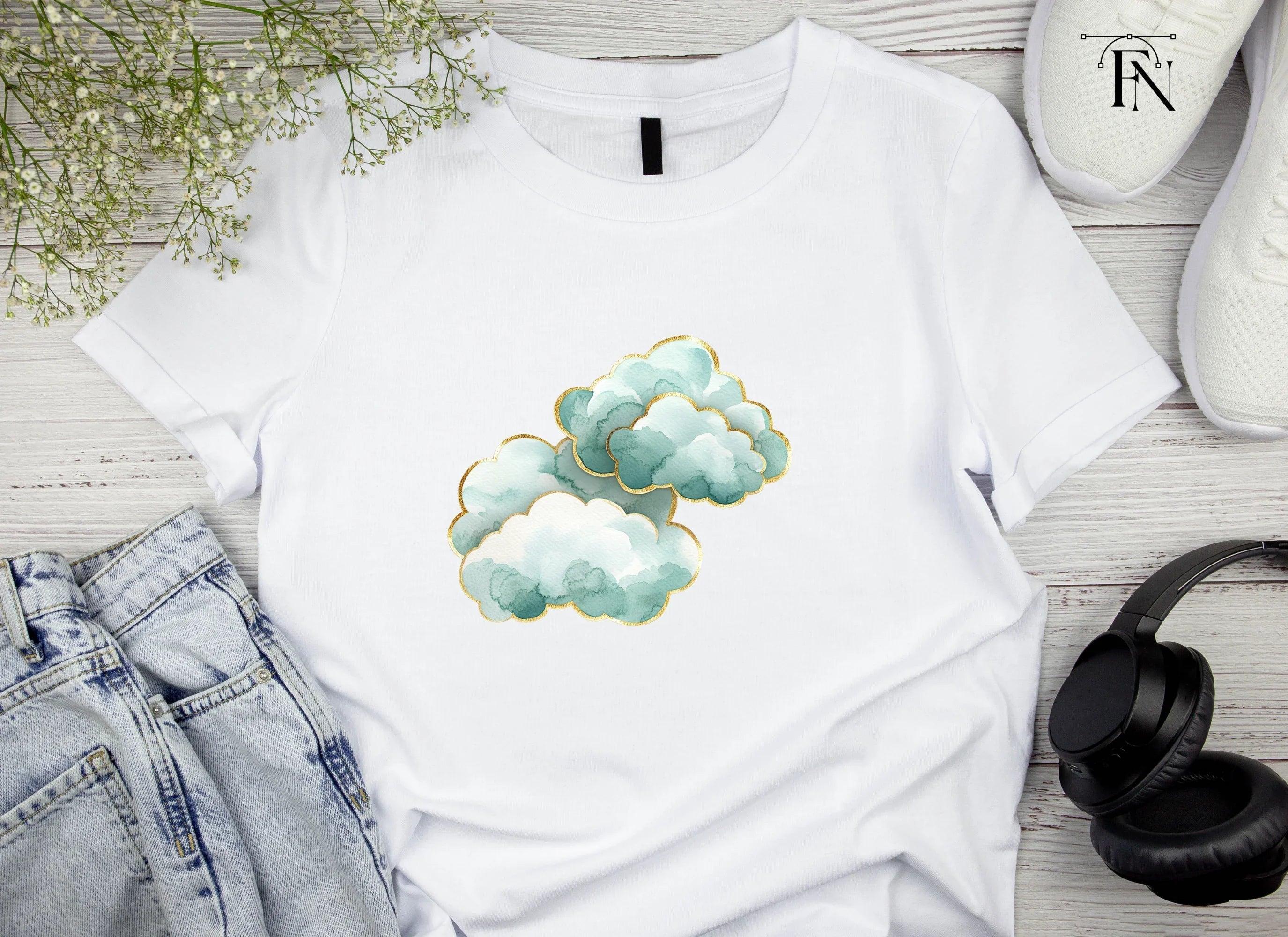 Clouds Clipart Bundle