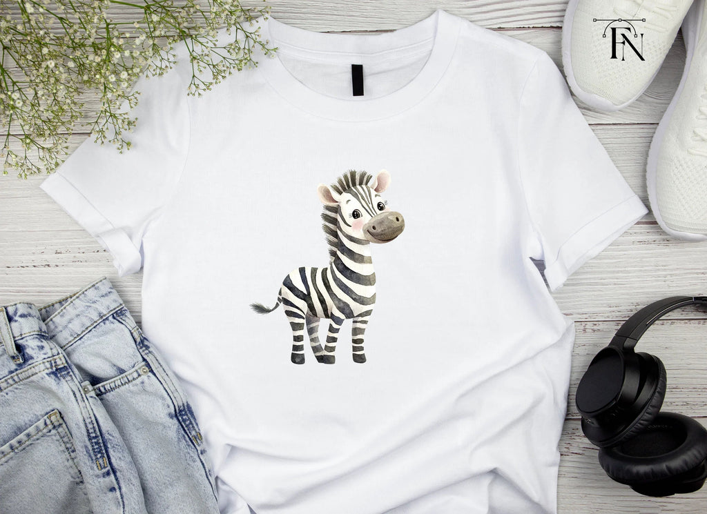 Playful Baby Zebra Clipart Bundle