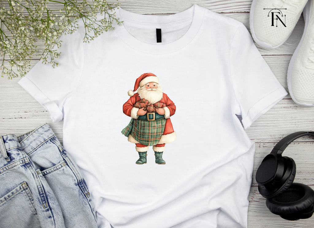 Scottish Santa Claus Clipart Bundle