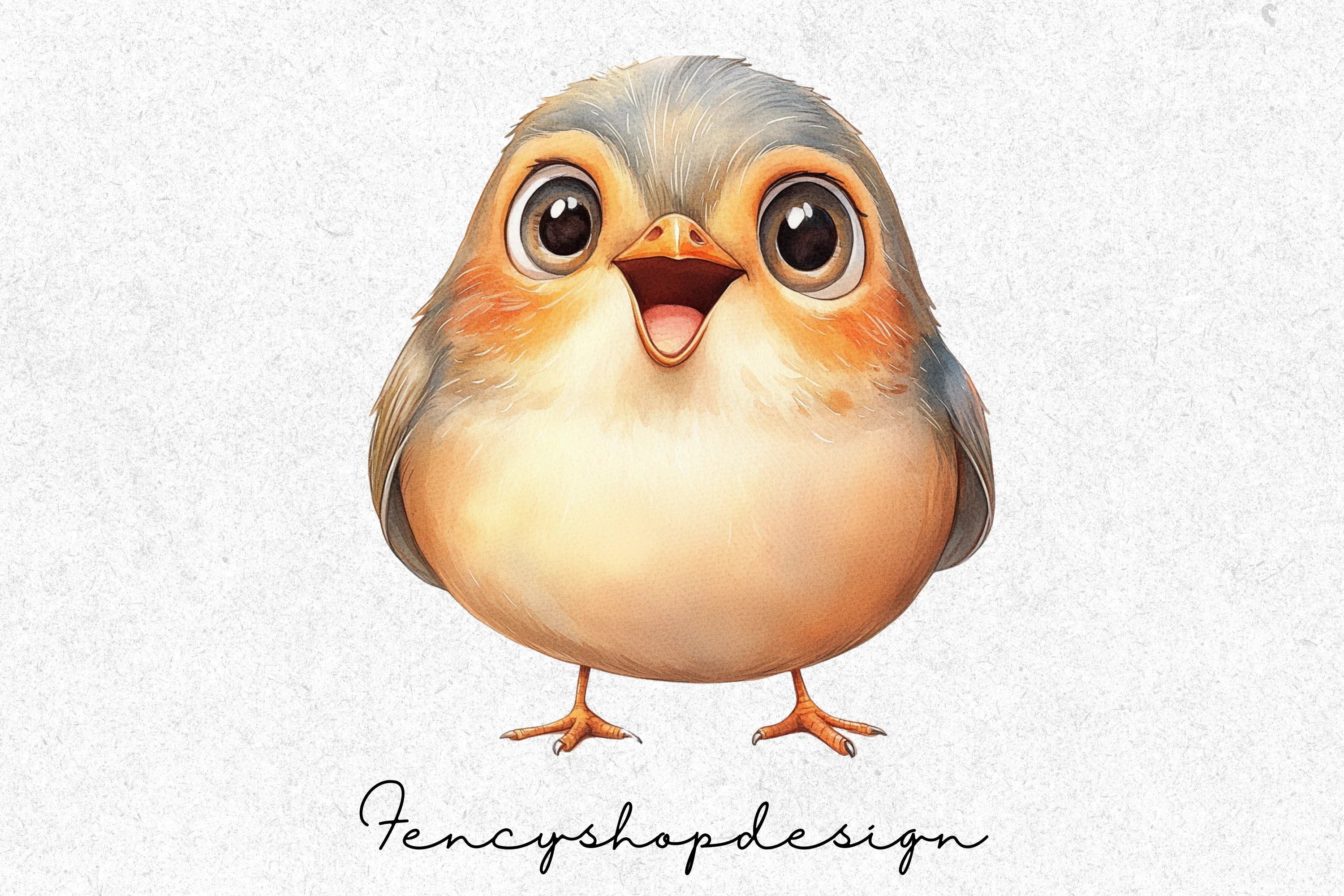 Cute Baby Bird Clipart Bundle