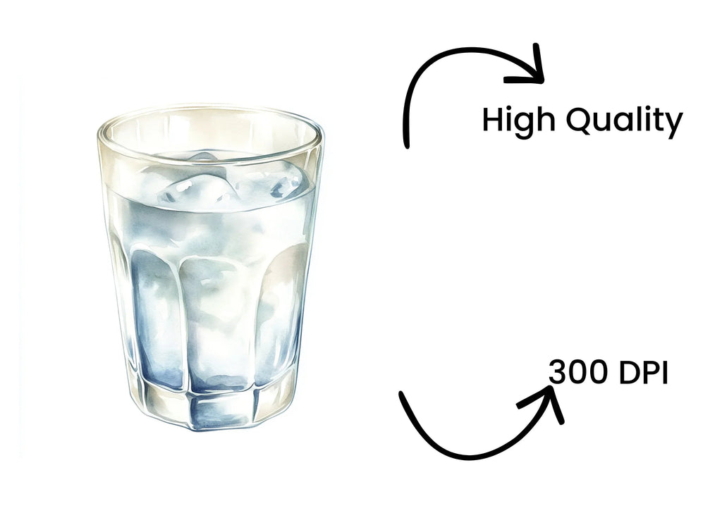 Refreshing Ice Cubes Clipart Bundle