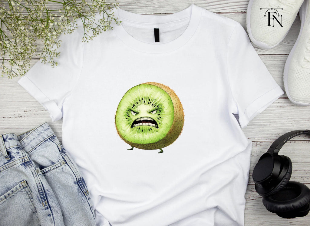 Furious Kiwi Fruit Character Clipart Bundle