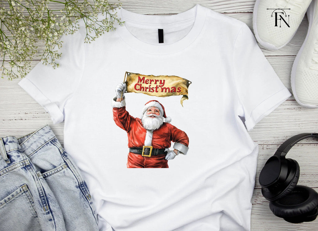 Merry Christmas Santa Claus Clipart Bundle