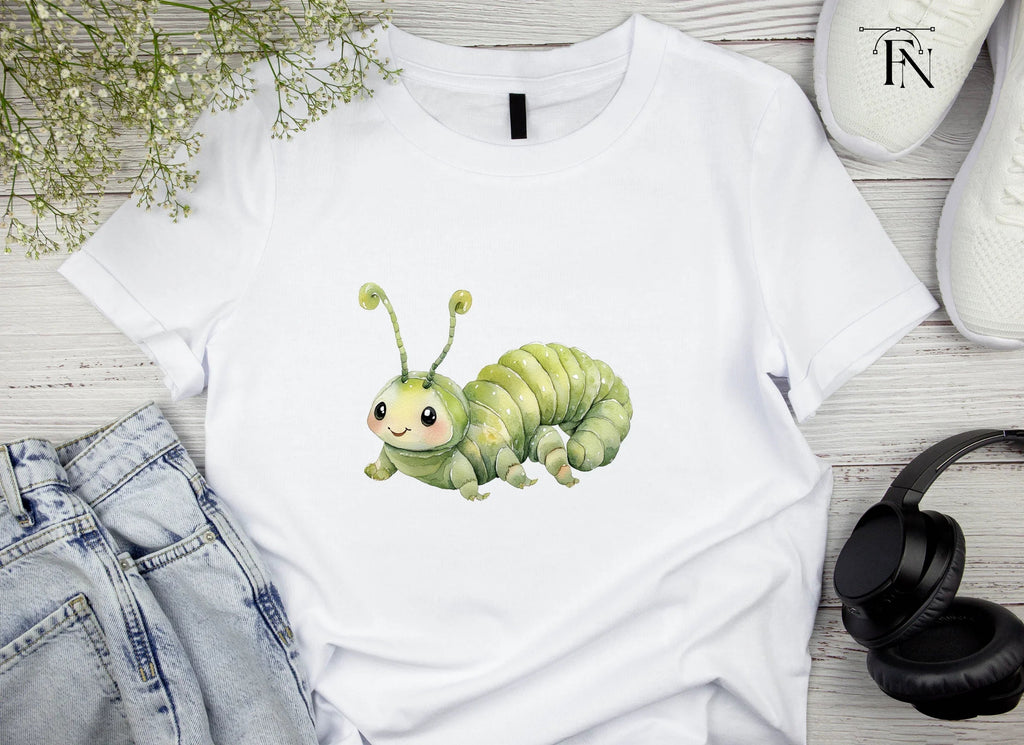 Charming Baby Caterpillar Clipart Bundle