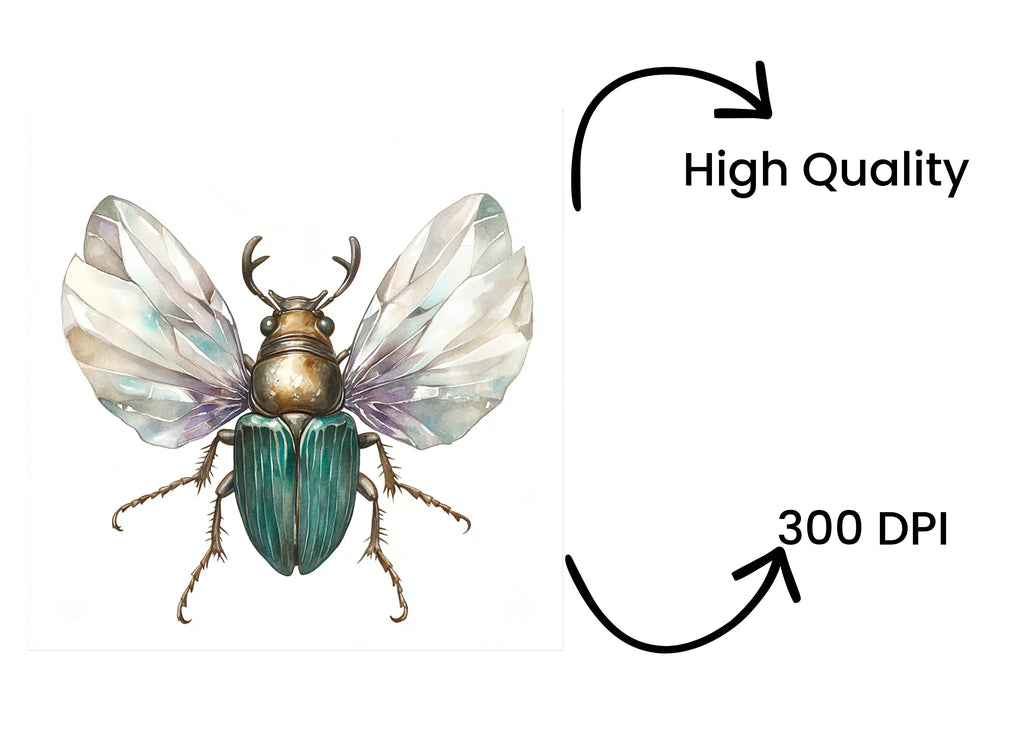 Jeweled Beetles Clipart Bundle