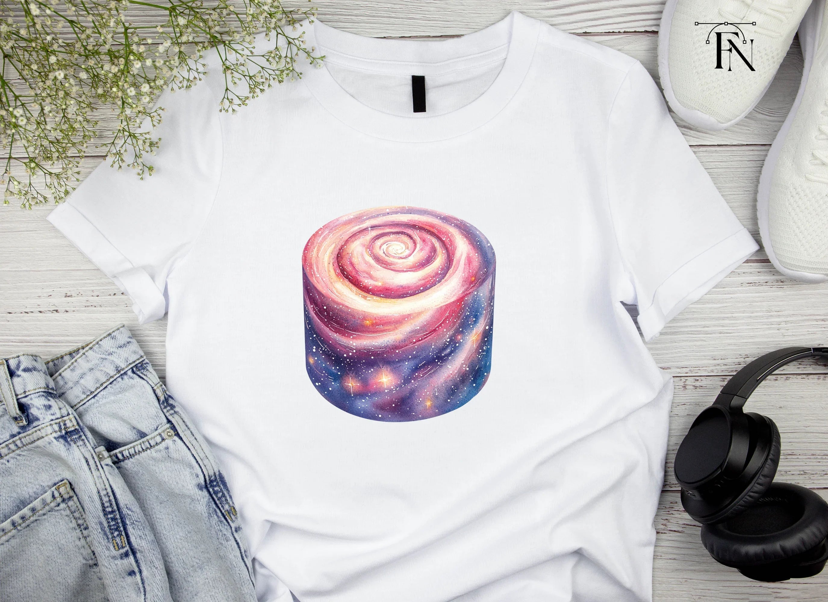 Galaxy Swirl Clipart Bundle