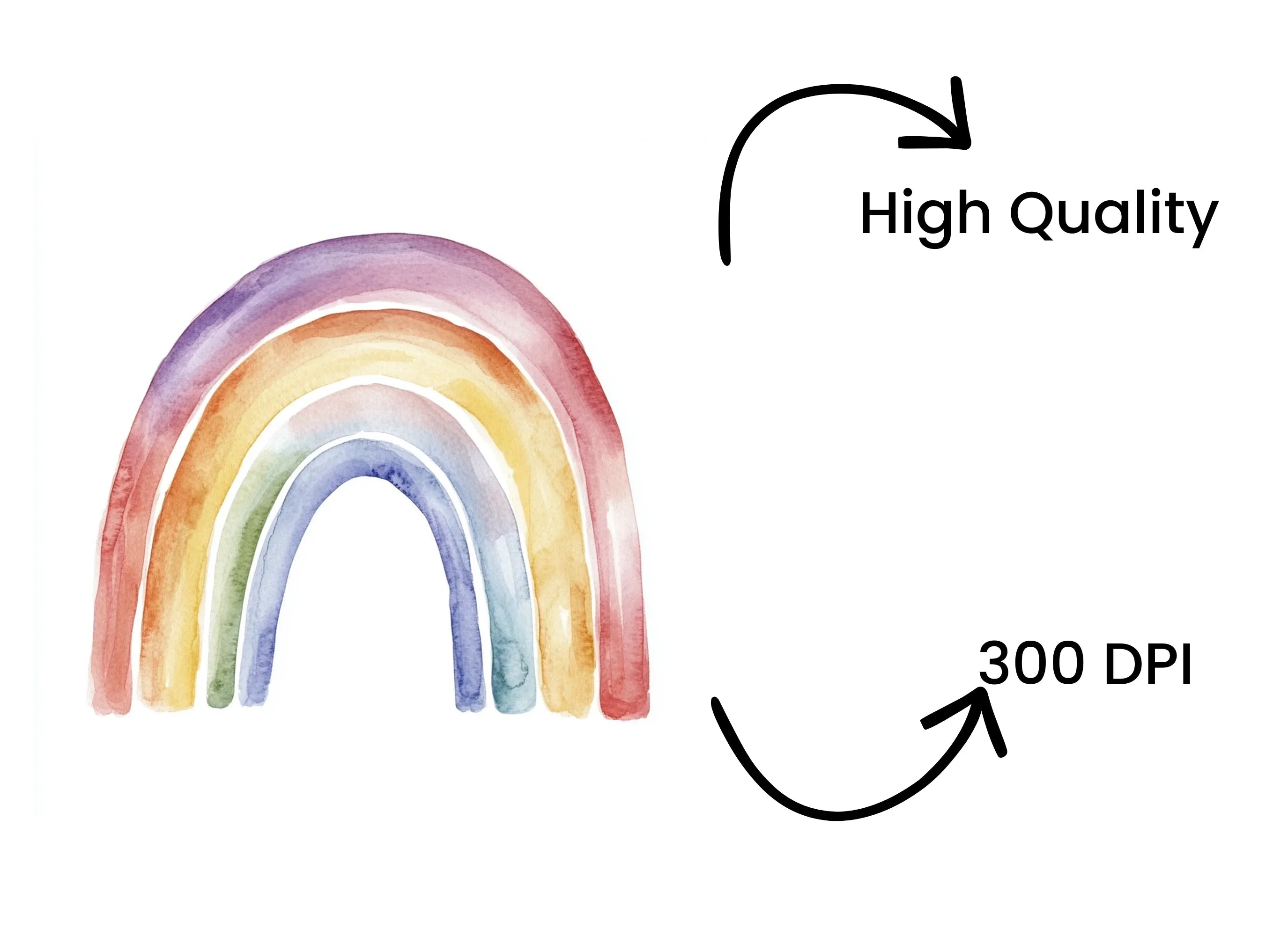 Rainbow Clipart Bundle