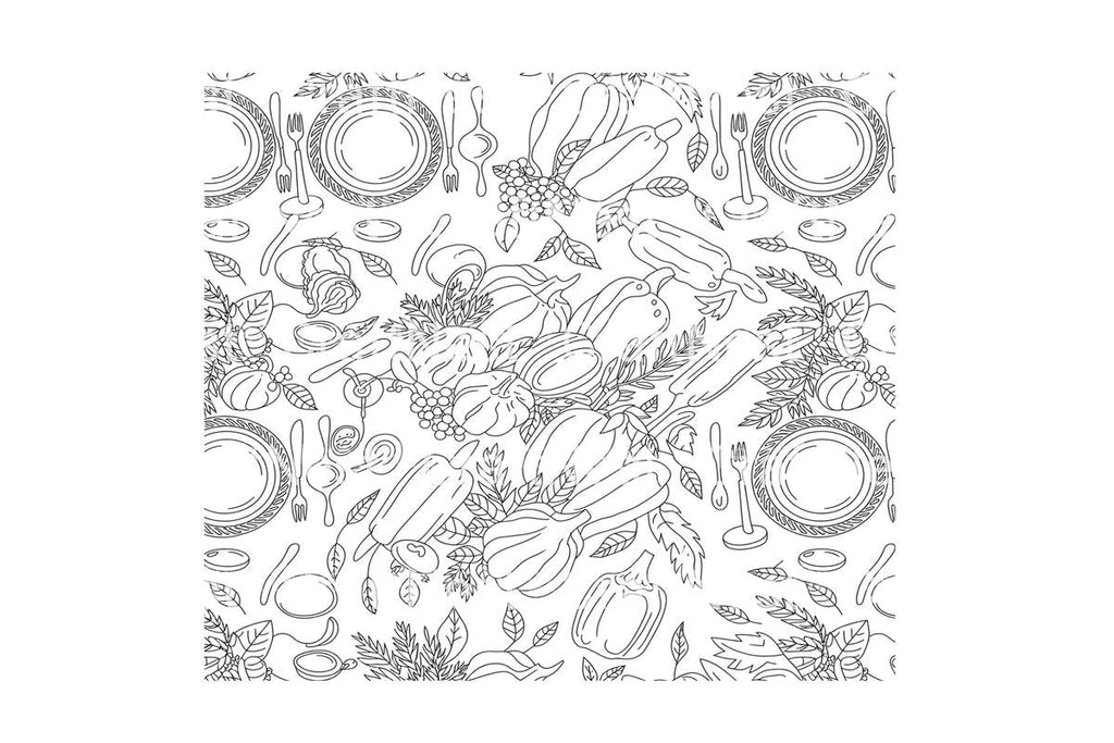 Thanksgiving Feast Coloring Books