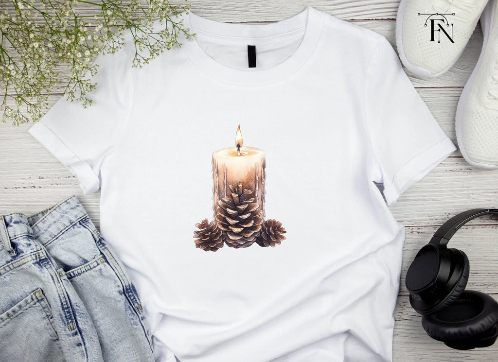 Pinecones Candle Clipart Bundle