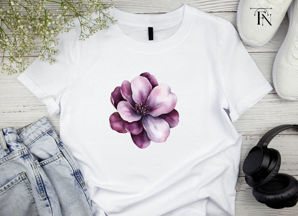 Purple Flowers Clipart Bundle