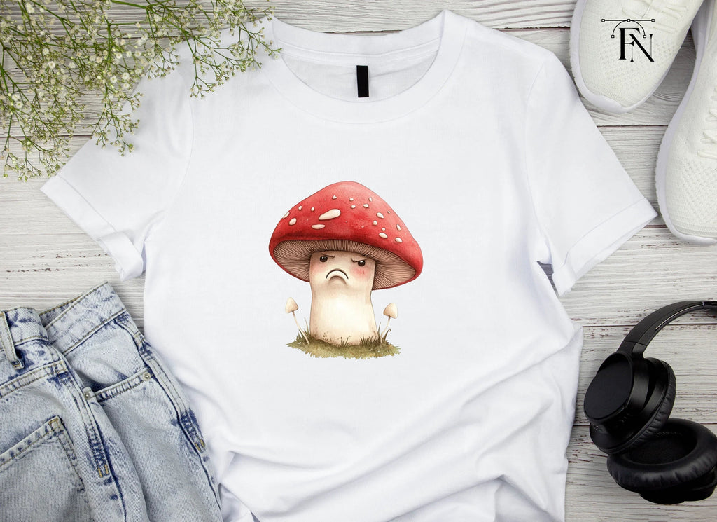 Grumpy Mushroom Clipart Bundle