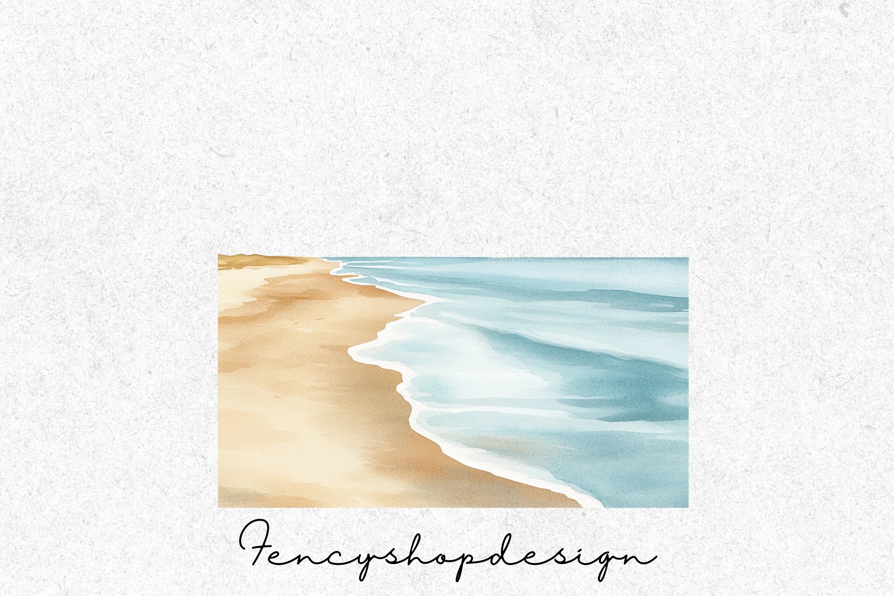 Serene Beach Clipart Bundle