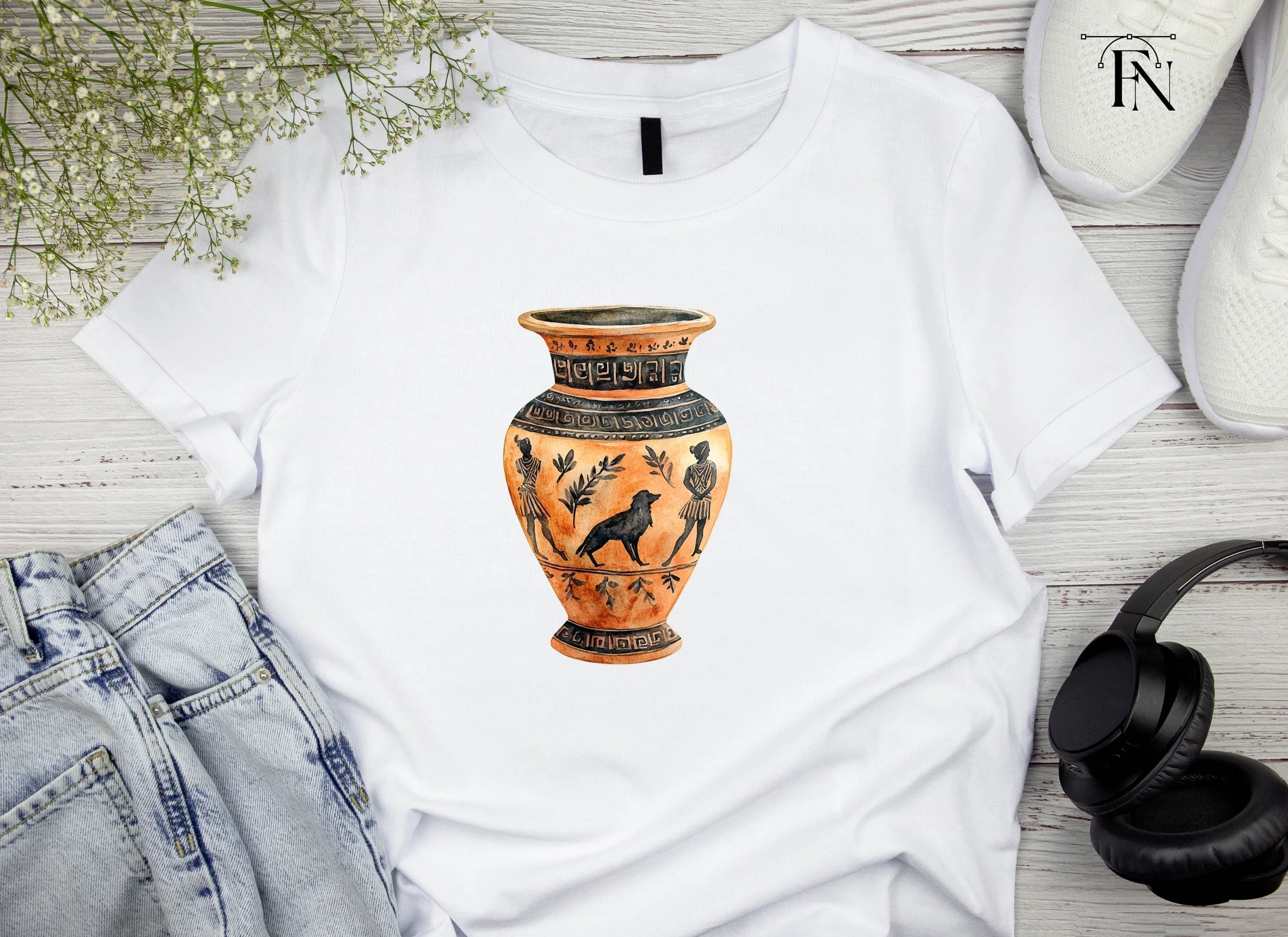 Ancient Greek Vases Clipart Bundle