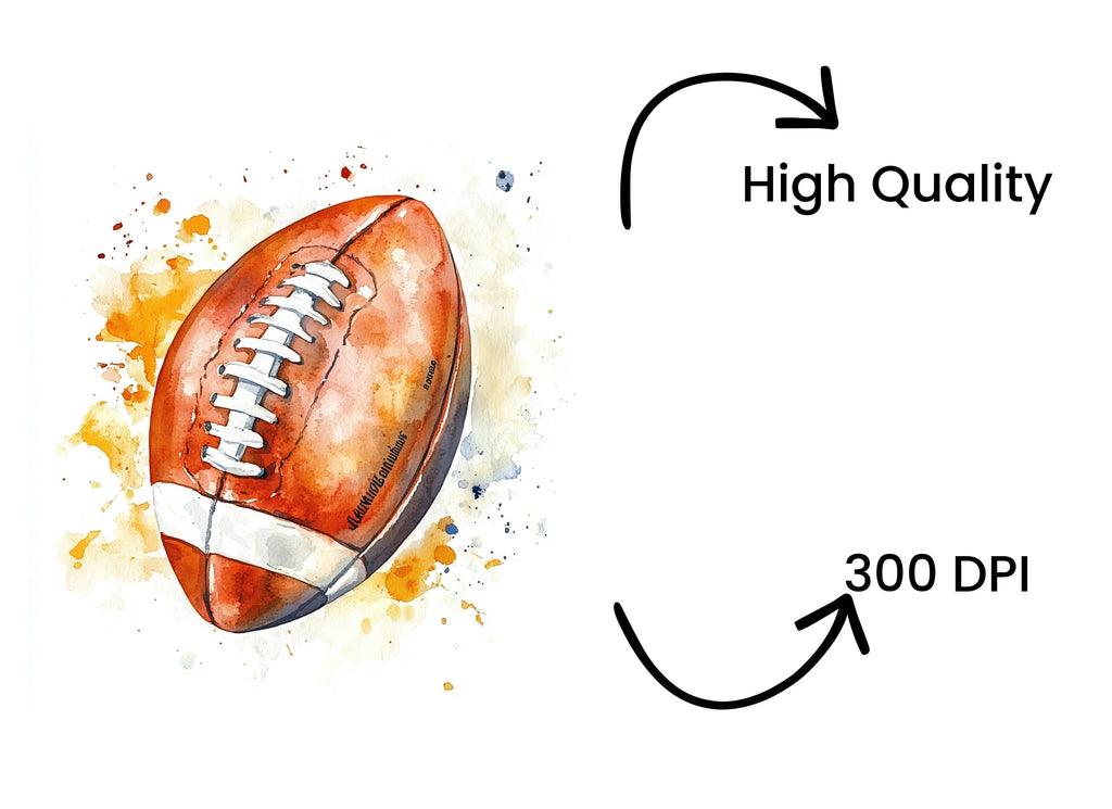 Dynamic Football Duo Clipart Bundle