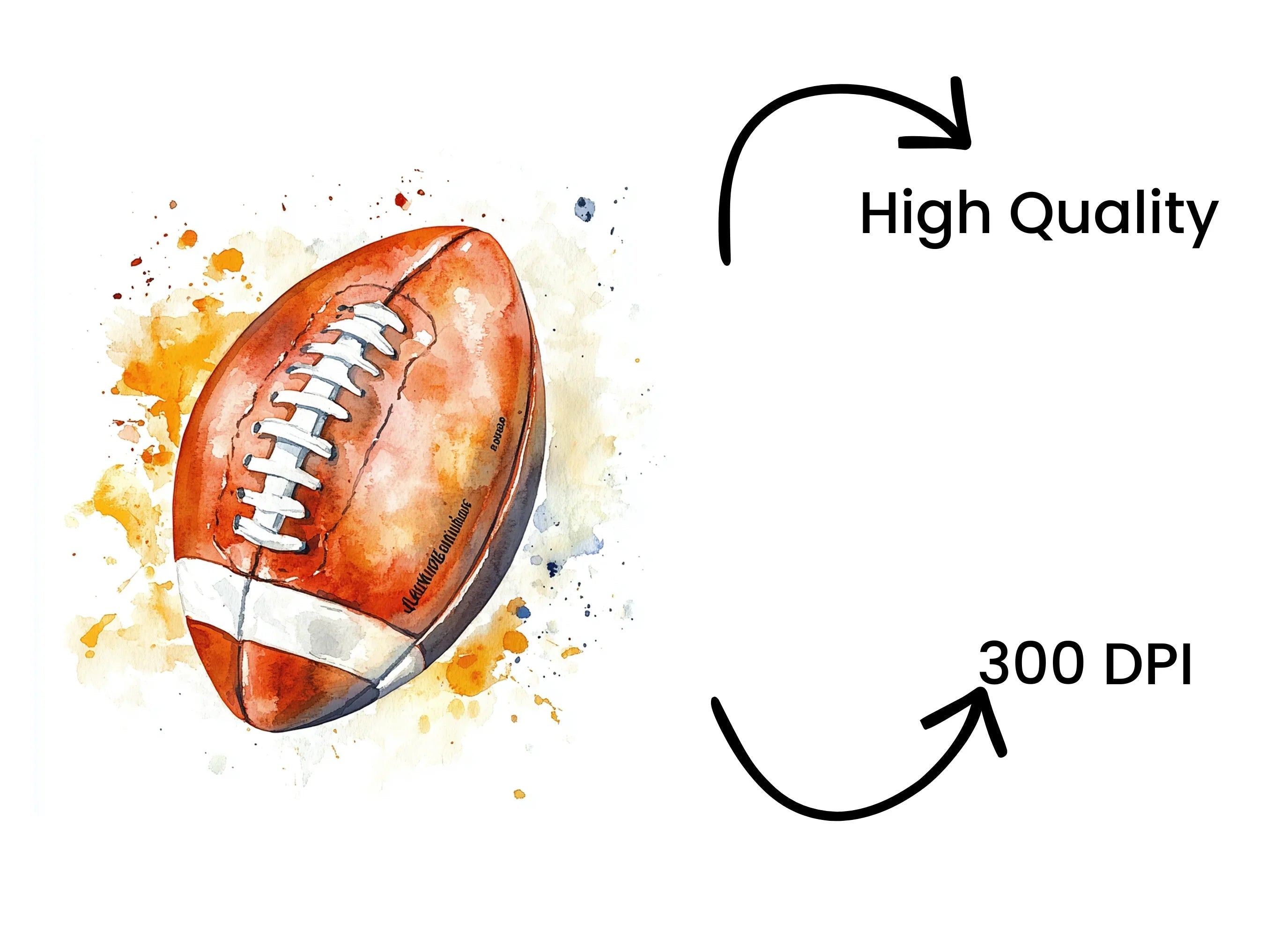 Dynamic Football Duo Clipart Bundle