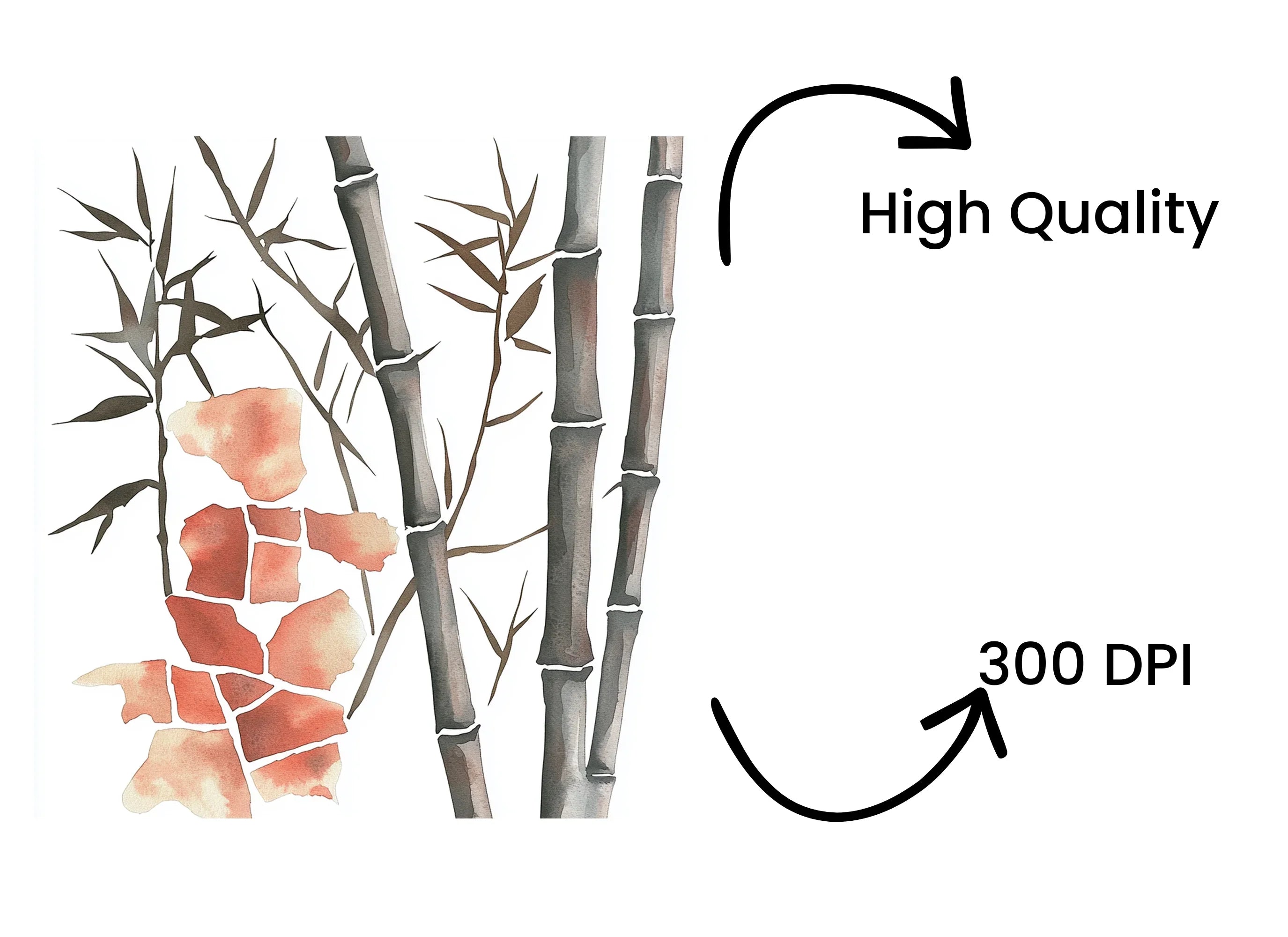 Bamboo Forest Clipart Bundle