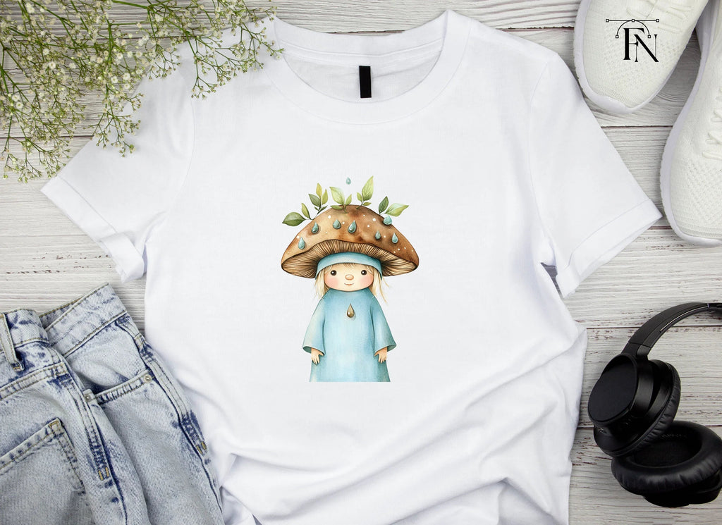 Cute Mushroom Gnomes Clipart Bundle