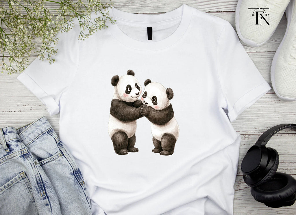Adorable Panda Family Clipart Bundle