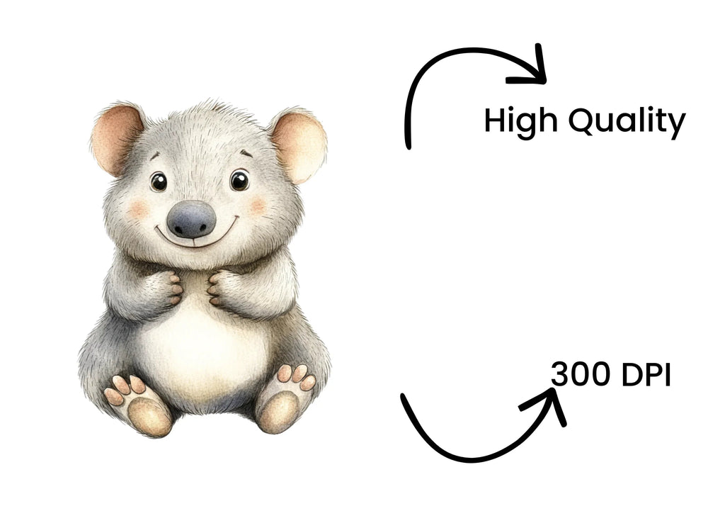 Adorable Koala Bear Clipart Bundle