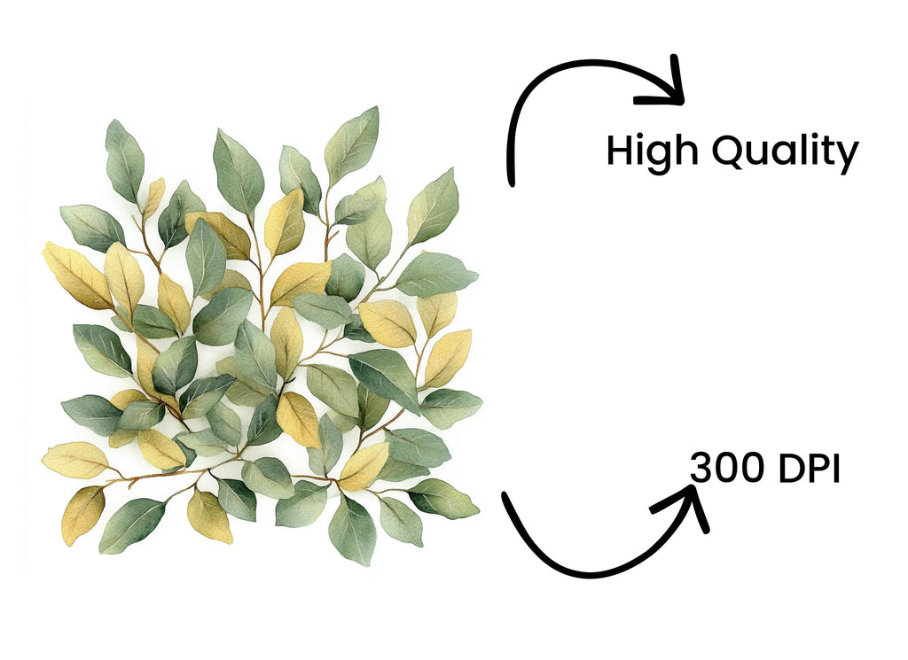 Greenery Clipart Bundle