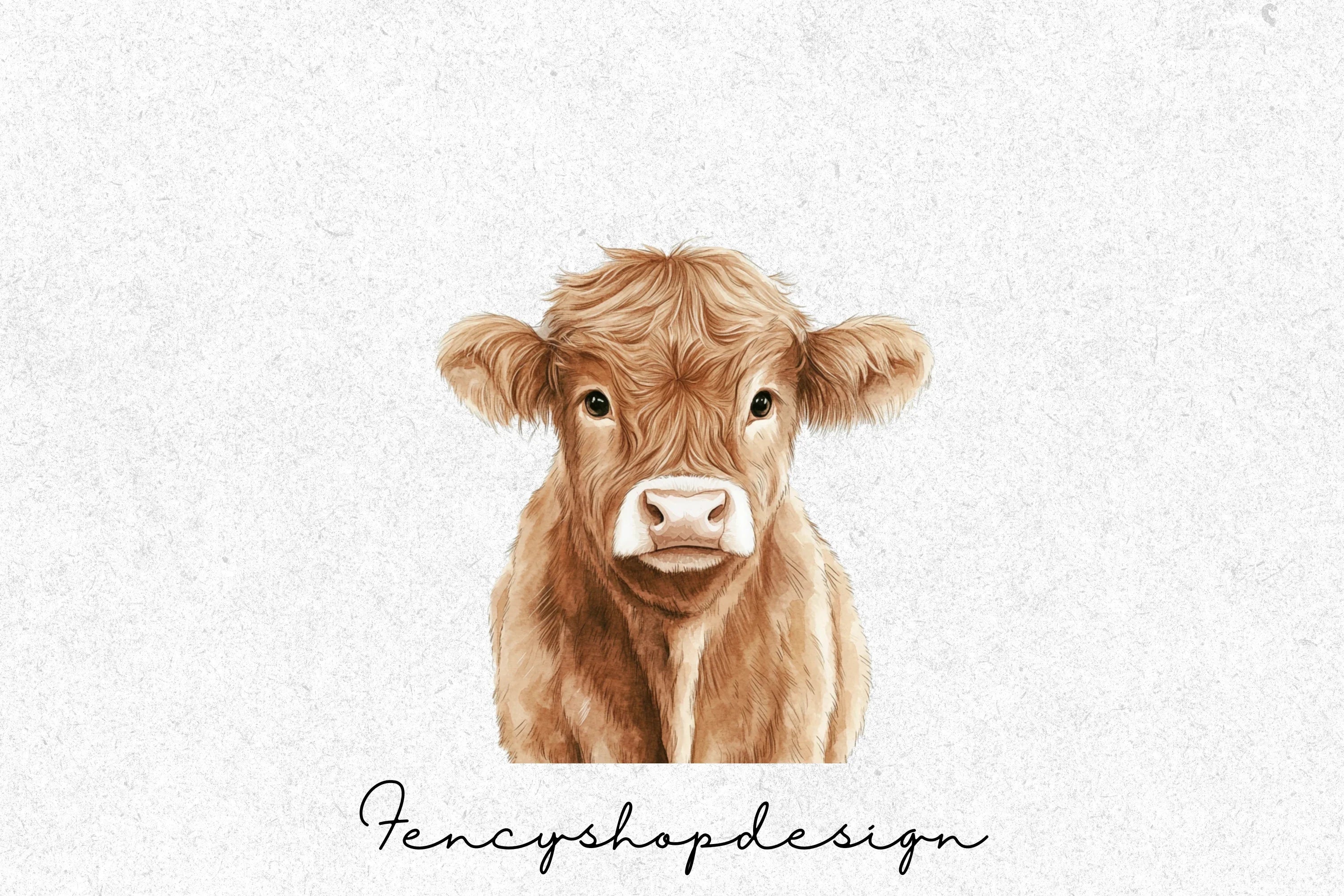 Highland Cow Clipart Bundle