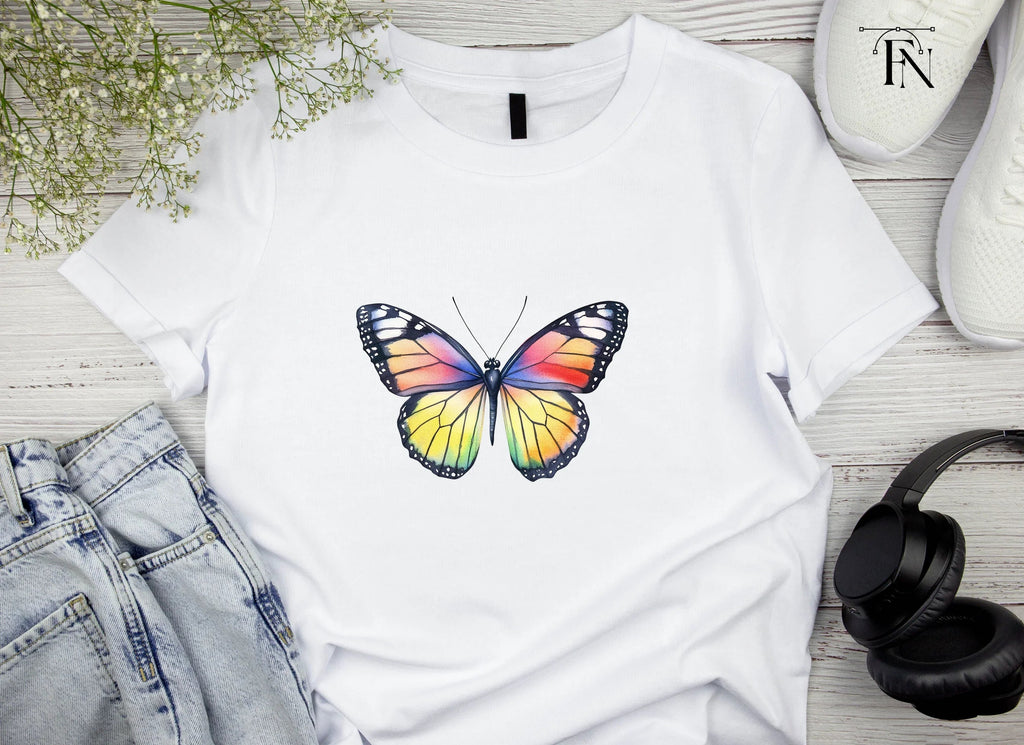 Colorful Butterfly Clipart Bundle