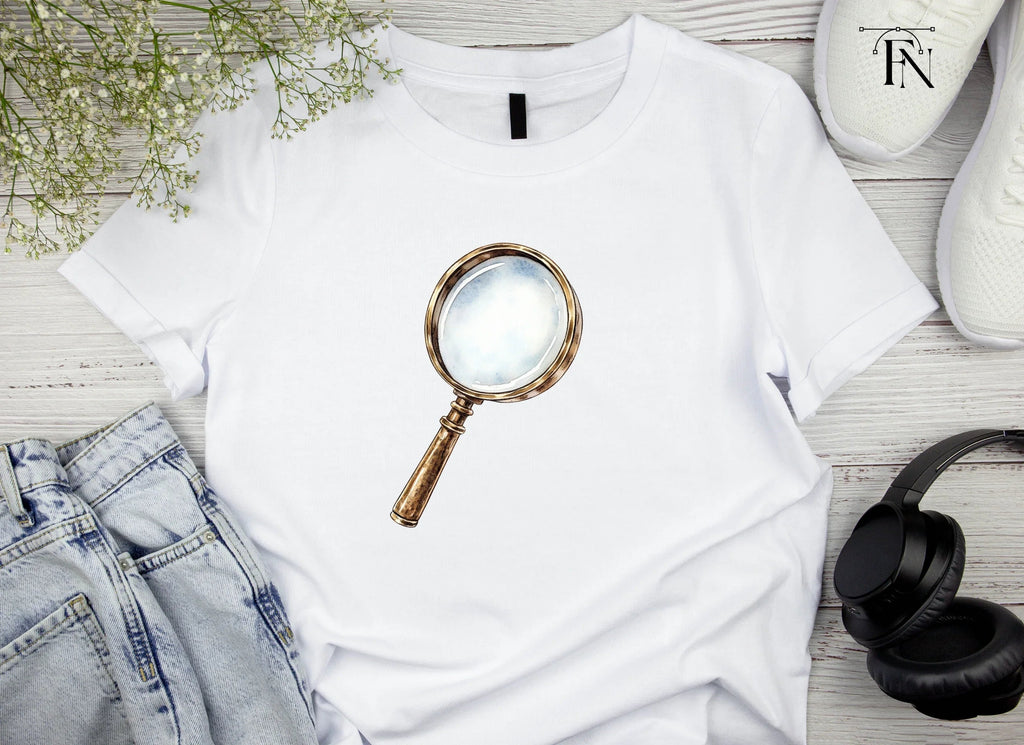 Vintage Magnifying Glass Clipart Bundle