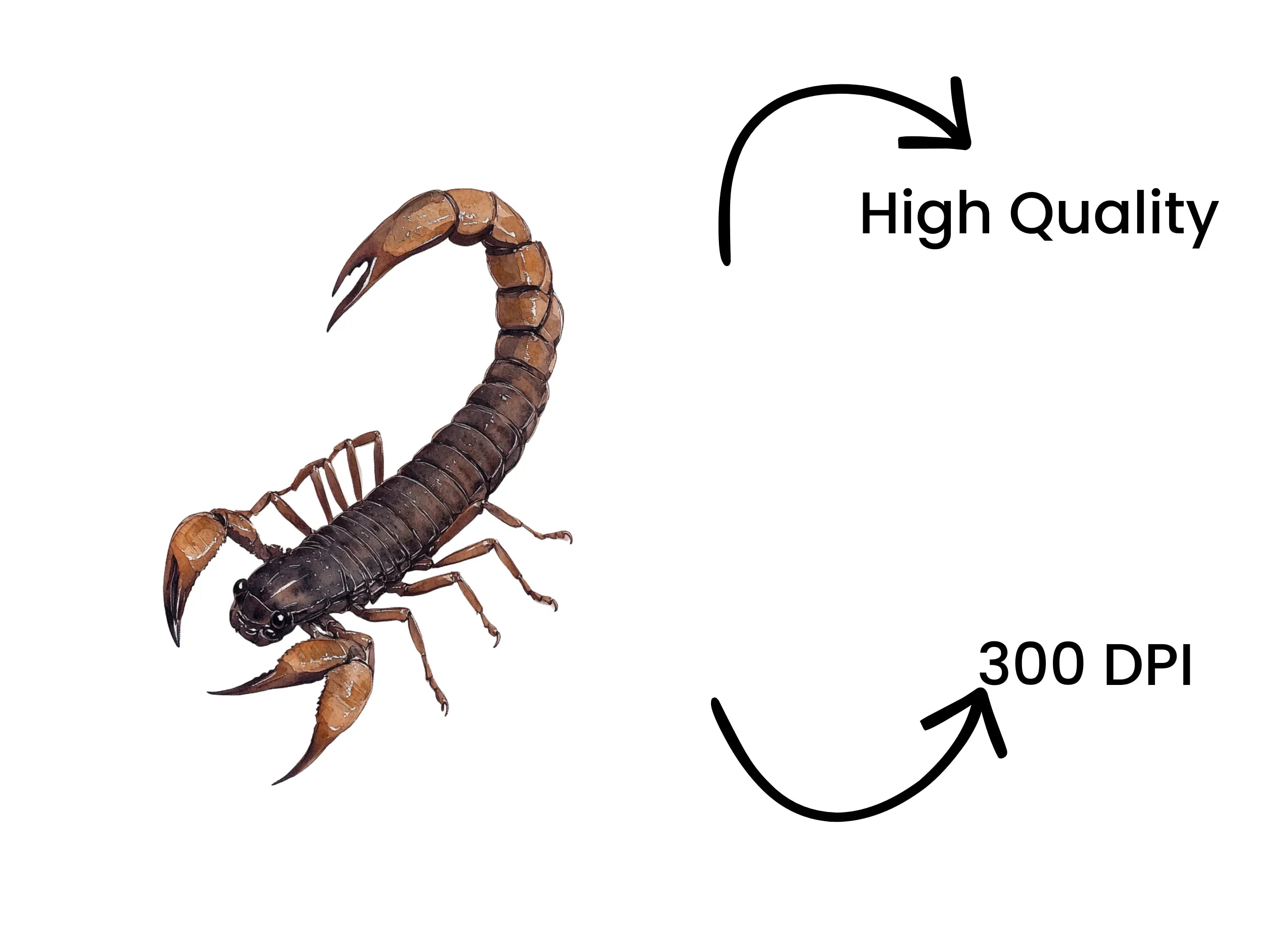 Scorpion Clipart Bundle