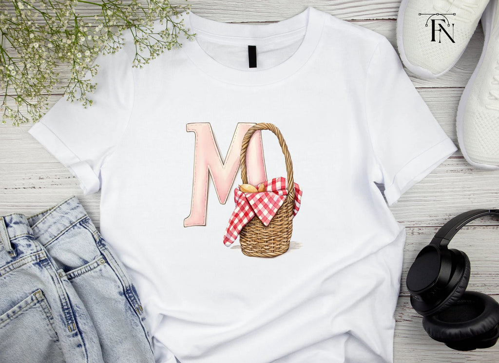 Picnic Basket Letter Duo Clipart Bundle