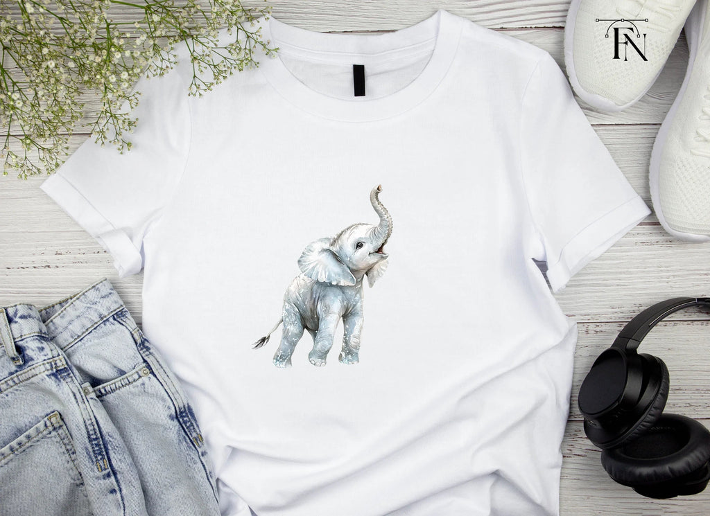 Adorable Baby Elephant Clipart Bundle