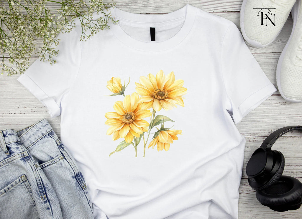 Yellow Daisy Clipart Bundle