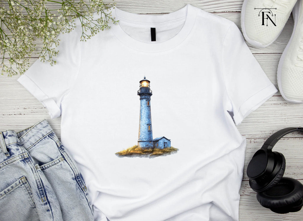 Coastal Lighthouse Illustration Clipart Bundle