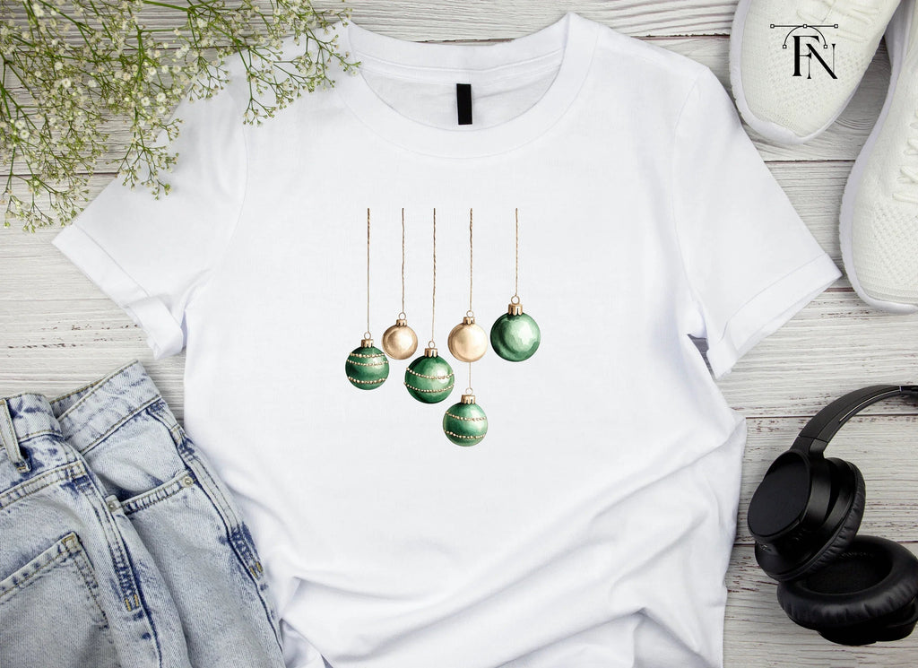 Elegant Christmas Ornaments Clipart Bundle