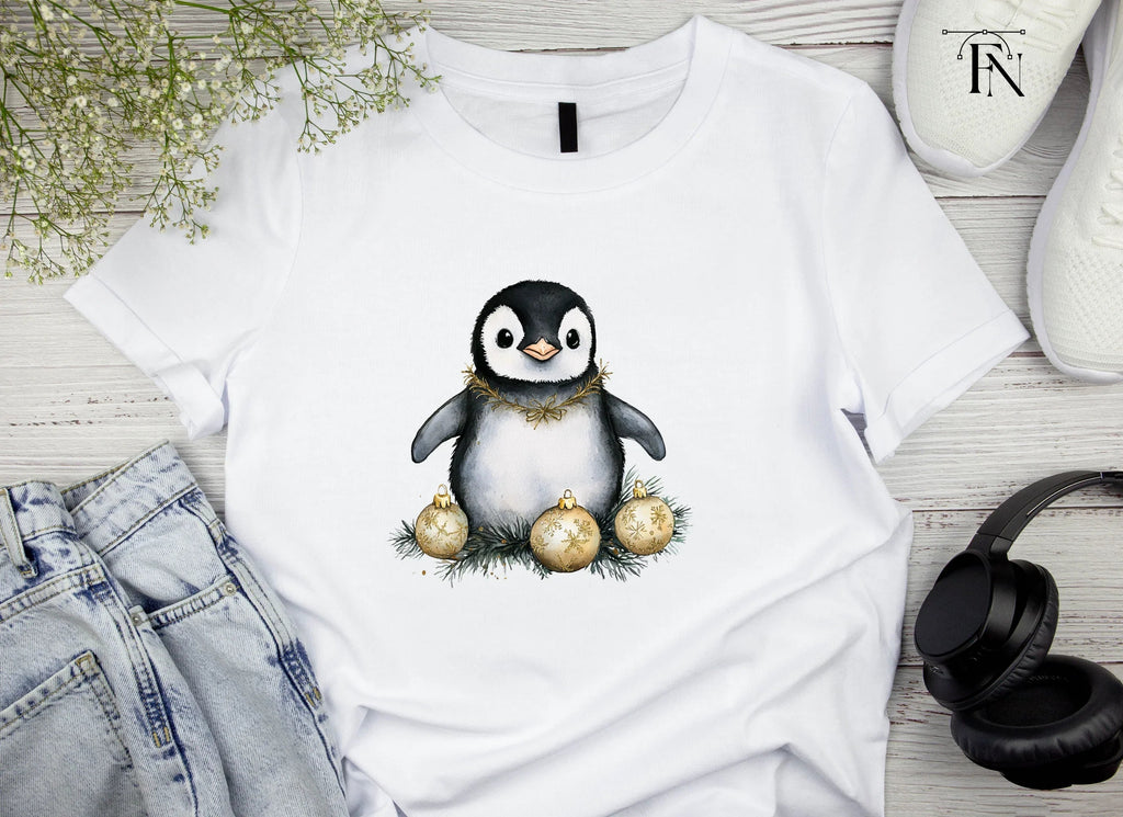 Adorable Christmas Penguin Clipart Bundle