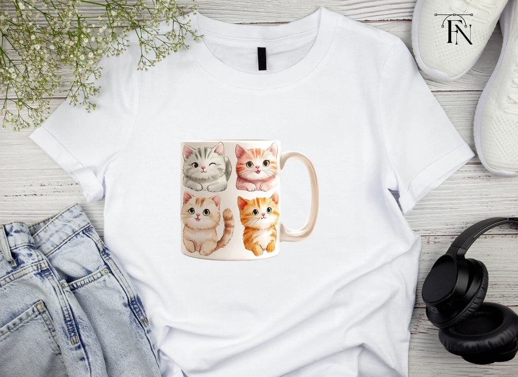 Cute Kitten Faces Clipart Bundle