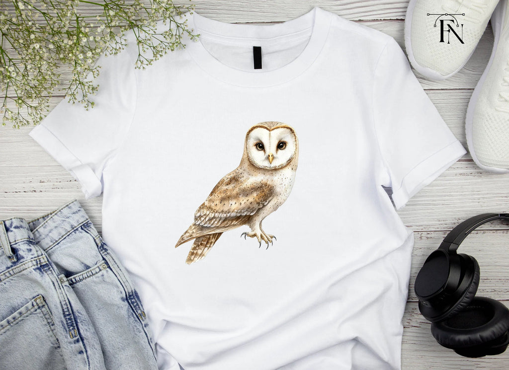 Realistic Barn Owl Clipart Bundle