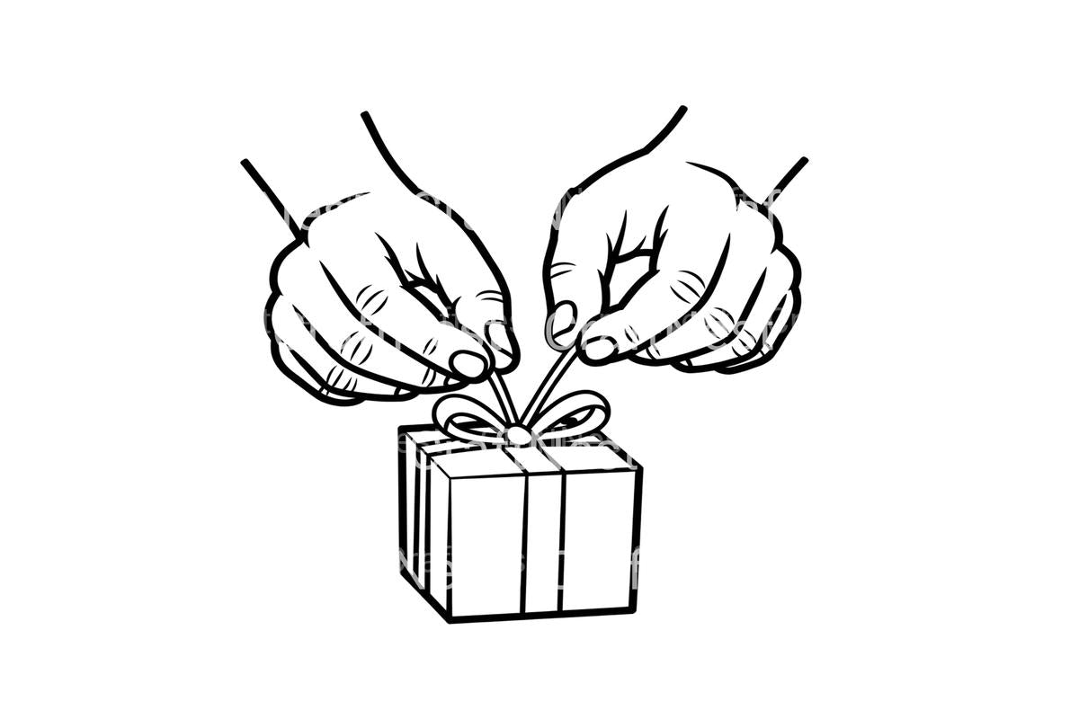 Christmas Gift Wrapping Coloring Books
