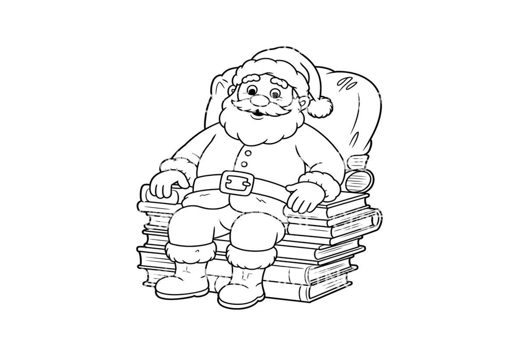 Santa Clausfor Kids Coloring Books