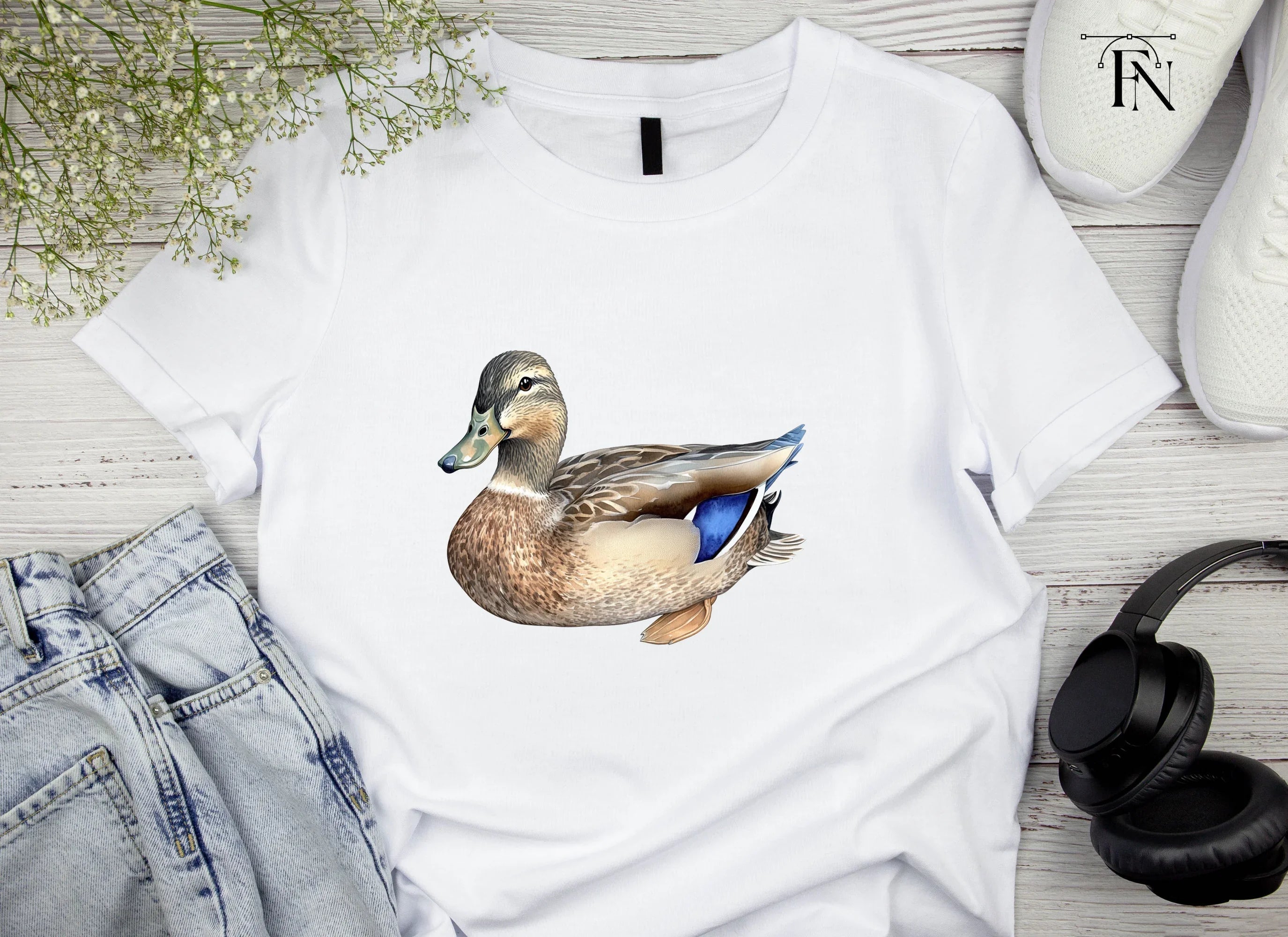 Mallard Duck Female Clipart Bundle