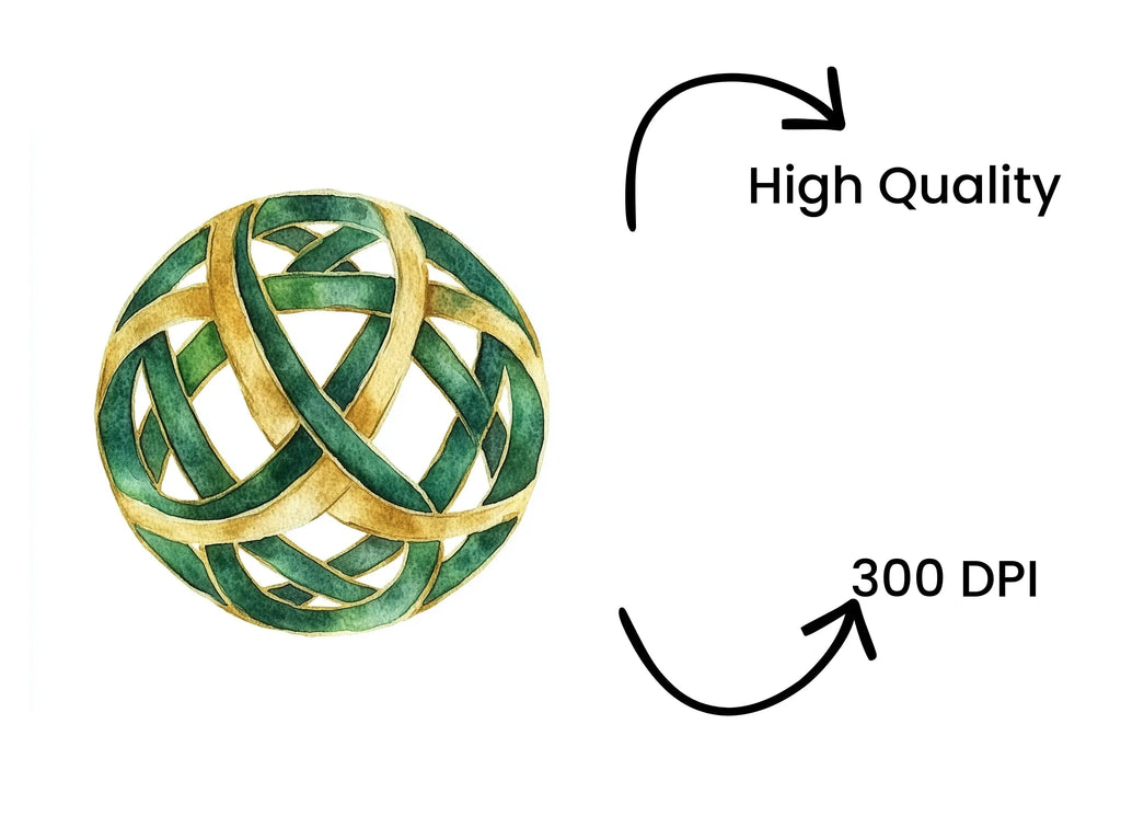 Round Celtic Knot Clipart Bundle