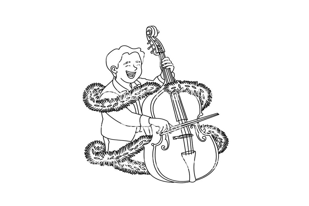 Festive Christmas Music Coloring Books
