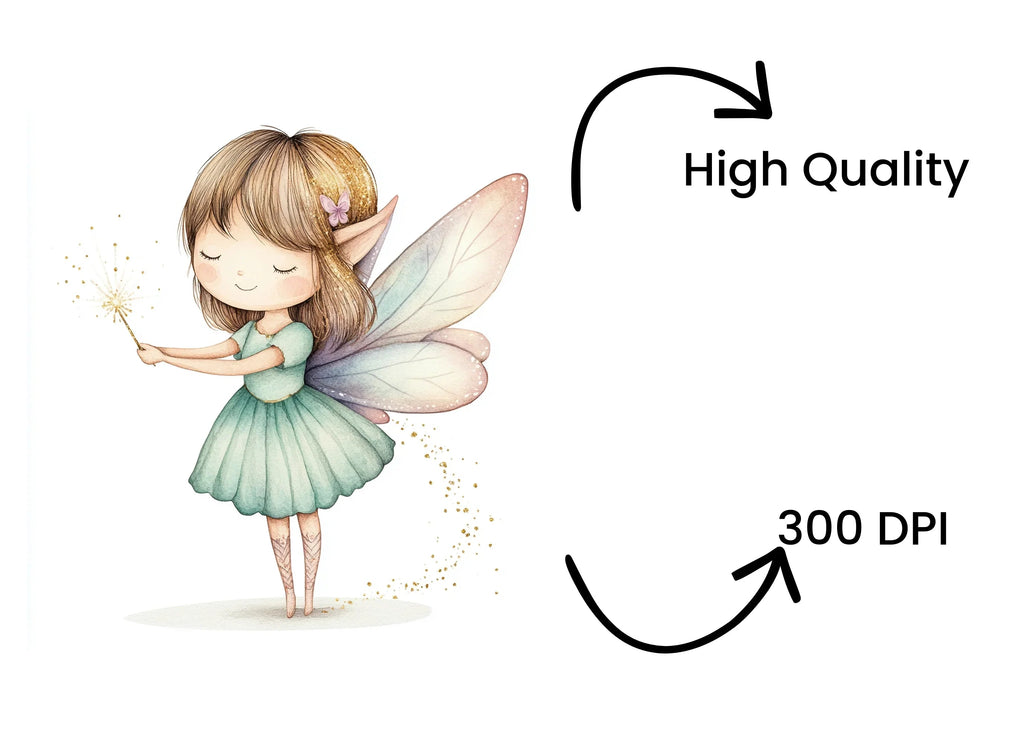 Enchanting Fairy Clipart Bundle
