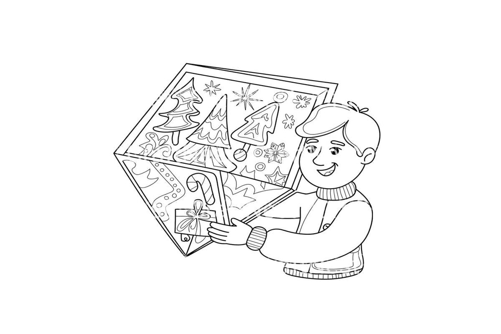 Winter Cardinal Bird Fun Coloring Books