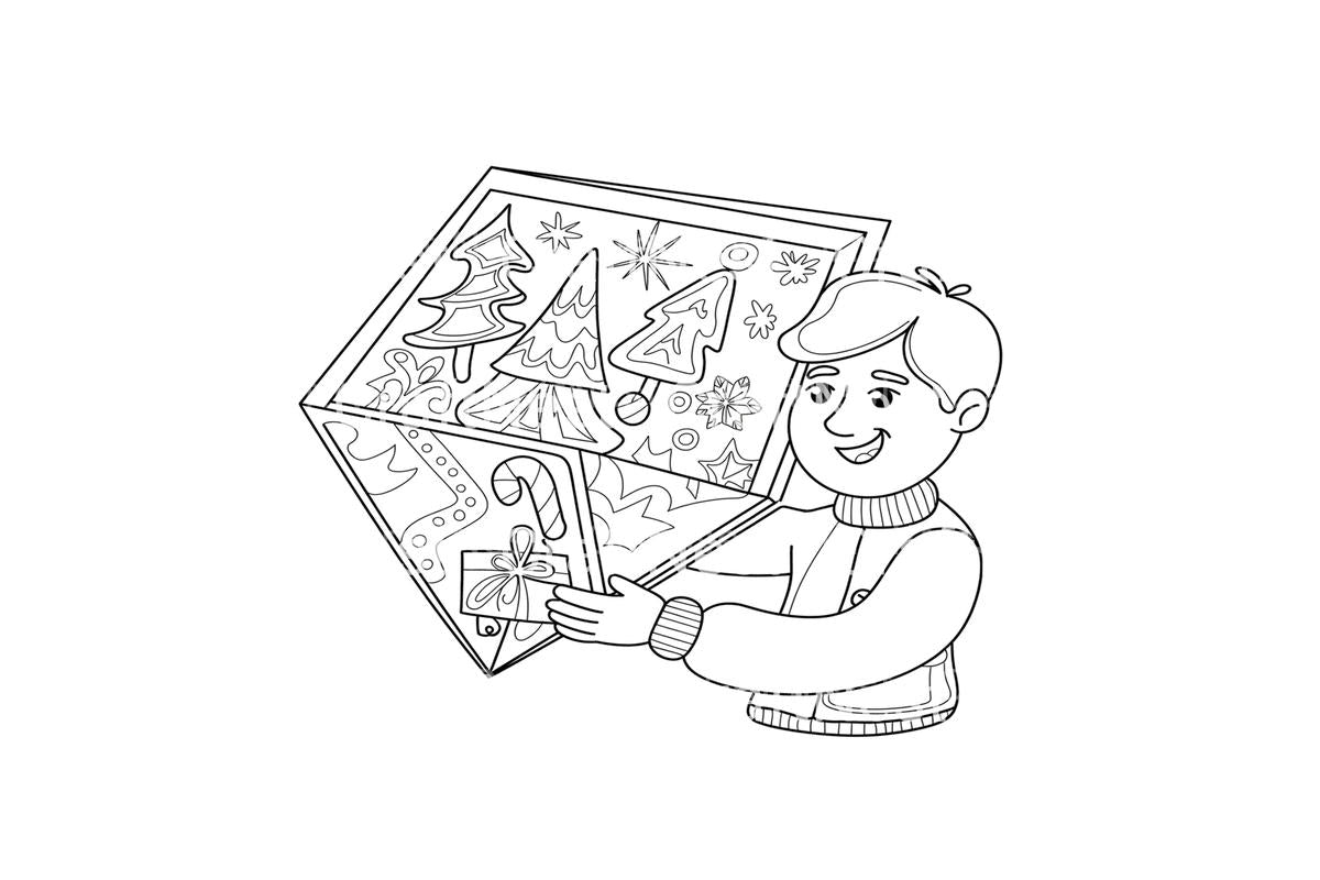 Winter Cardinal Bird Fun Coloring Books