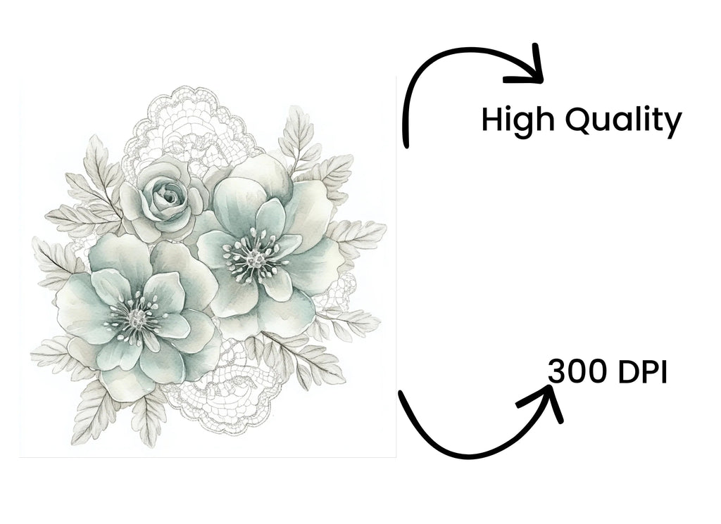 Elegant Floral Clipart Bundle