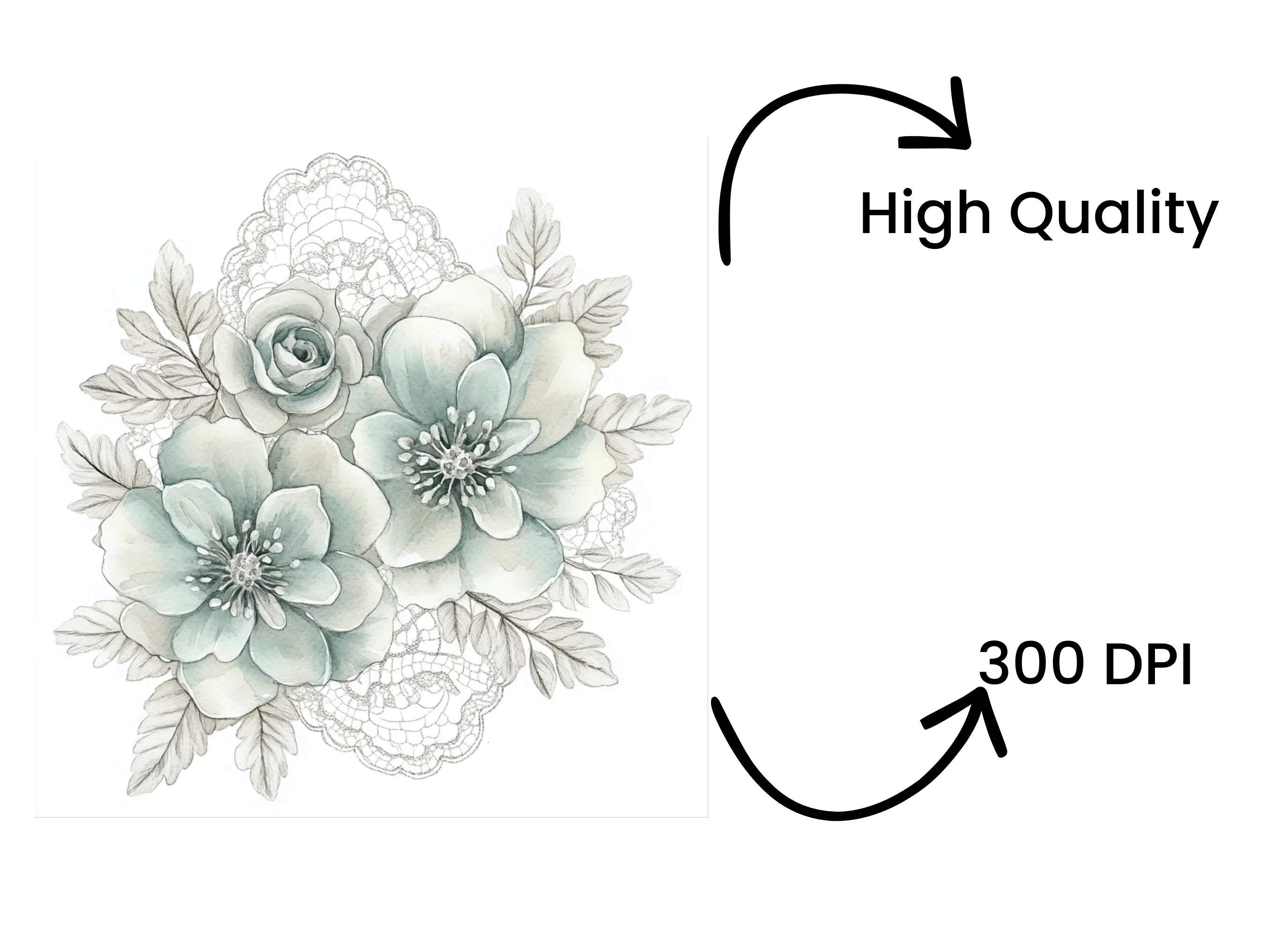 Elegant Floral Clipart Bundle