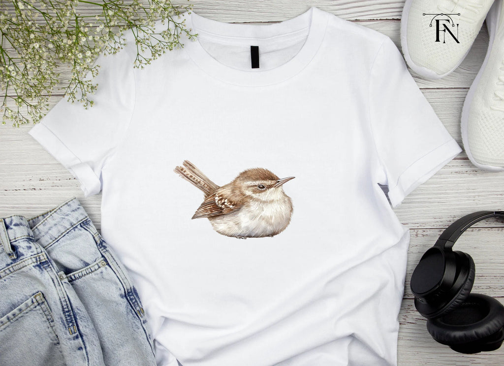 Cute Wren Bird Clipart Bundle