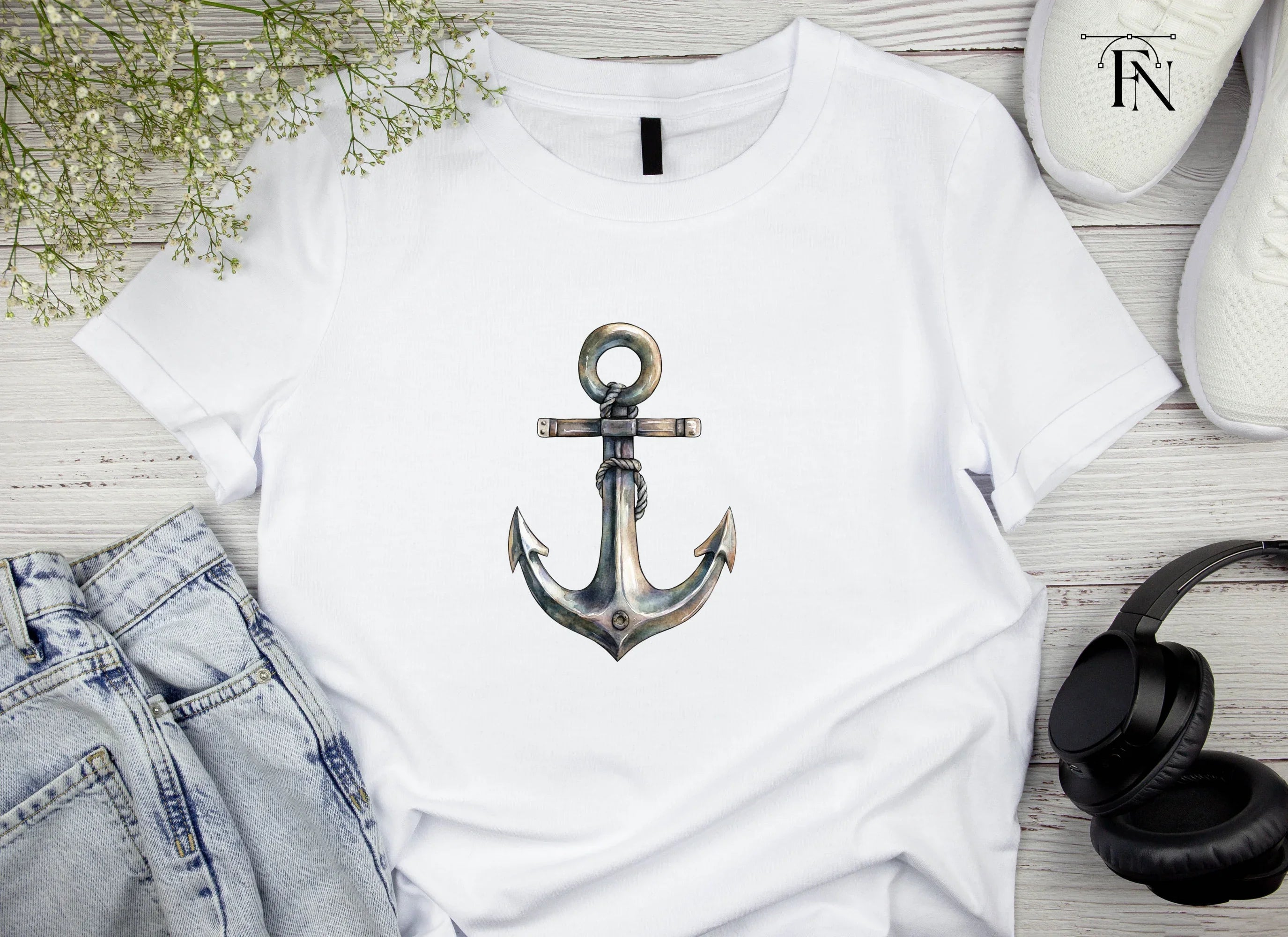 Nautical Anchor Clipart Bundle