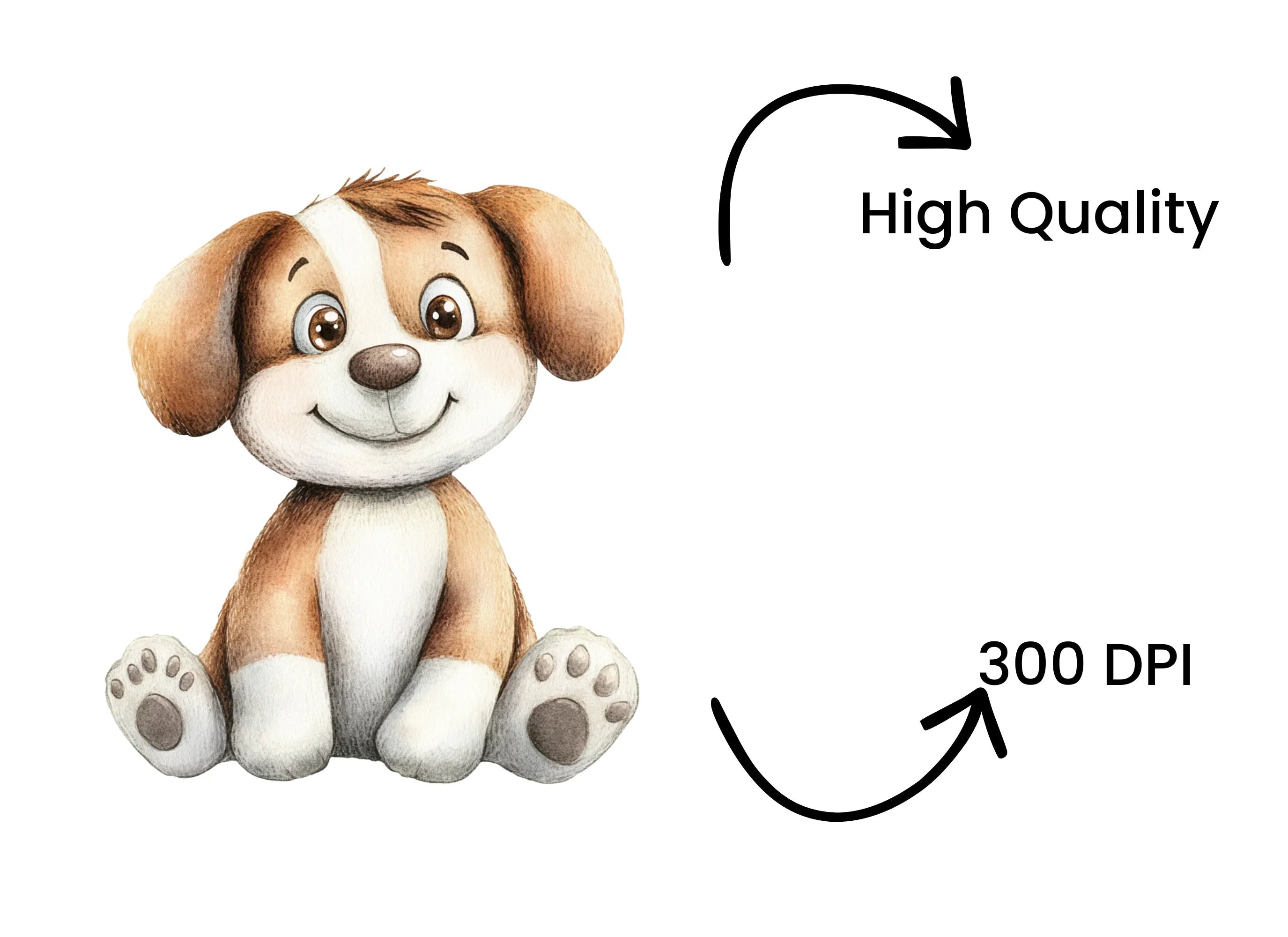 Adorable Puppy Clipart Bundle